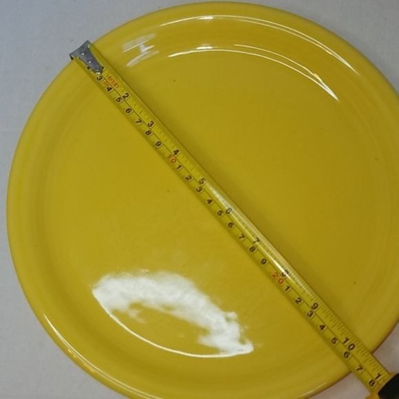 Fiestaware Plate Fiesta Dinner Dish Daffodil Yellow CERAMIC - Picture 3 of 6